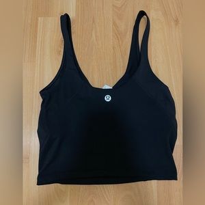 Lululemon Align Tank Top - BLACK - Size 4 Padded.